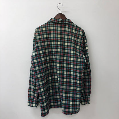 【中古品】【メンズ】 UNKNOWN 70's L/L CHECK SHIRT VINTAGE 70年代 ロングスリーブ チェック シャツ 長袖 トップス ヴィンテージ 145-250909-nm-17-tei サイズ：不明 カラー：ブルーン系 万代Net店
