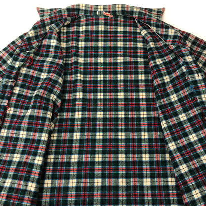 【中古品】【メンズ】 UNKNOWN 70's L/L CHECK SHIRT VINTAGE 70年代 ロングスリーブ チェック シャツ 長袖 トップス ヴィンテージ 145-250909-nm-17-tei サイズ：不明 カラー：ブルーン系 万代Net店