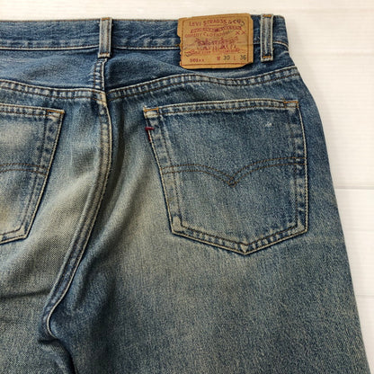 【現状渡し品】【メンズ】 Levi's リーバイス 90's 501 DENIM PANTS JL-001 90年代 501 デニムパンツ ボトムス ジーンズ バレンシア工場 ボタン裏555 156-250915-ts-17-tei サイズ：30 カラー：インディゴ 万代Net店