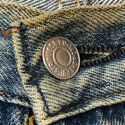 【現状渡し品】【メンズ】 Levi's リーバイス 90's 501 DENIM PANTS JL-001 90年代 501 デニムパンツ ボトムス ジーンズ バレンシア工場 ボタン裏555 156-250915-ts-17-tei サイズ：30 カラー：インディゴ 万代Net店