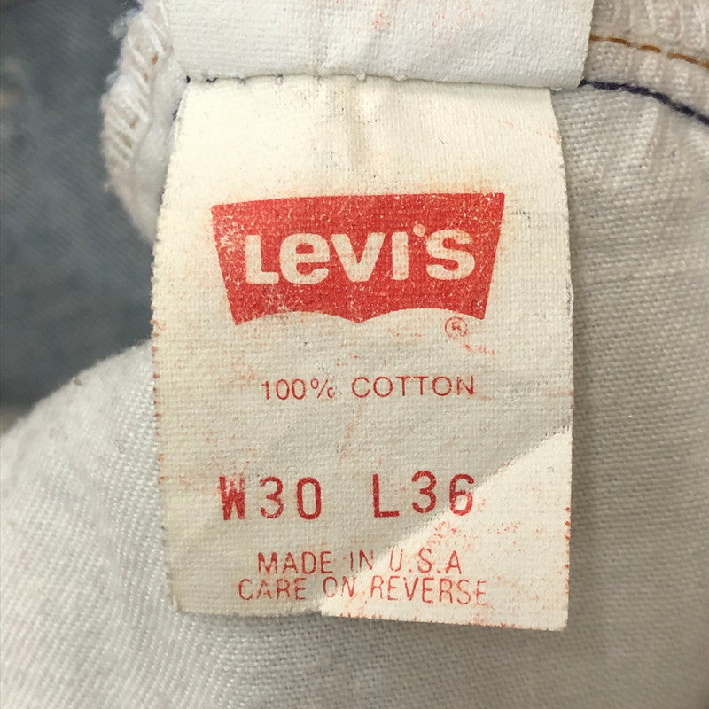 【現状渡し品】【メンズ】 Levi's リーバイス 90's 501 DENIM PANTS JL-001 90年代 501 デニムパンツ ボトムス ジーンズ バレンシア工場 ボタン裏555 156-250915-ts-17-tei サイズ：30 カラー：インディゴ 万代Net店