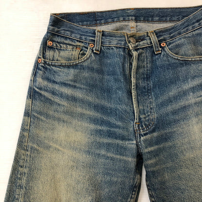【現状渡し品】【メンズ】 Levi's リーバイス 90's 501 DENIM PANTS JL-001 90年代 501 デニムパンツ ボトムス ジーンズ バレンシア工場 ボタン裏555 156-250915-ts-17-tei サイズ：30 カラー：インディゴ 万代Net店