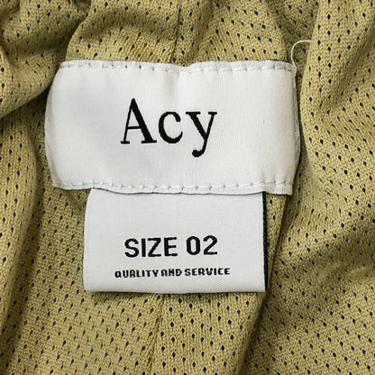 【中古品】【メンズ】 ACY エイシー 23AW NYLON PANTS ACY-23AW-009 ナイロン パンツ ボトムス 151-250903-yo-24-tei サイズ：02 カラー：ベージュ 万代Net店