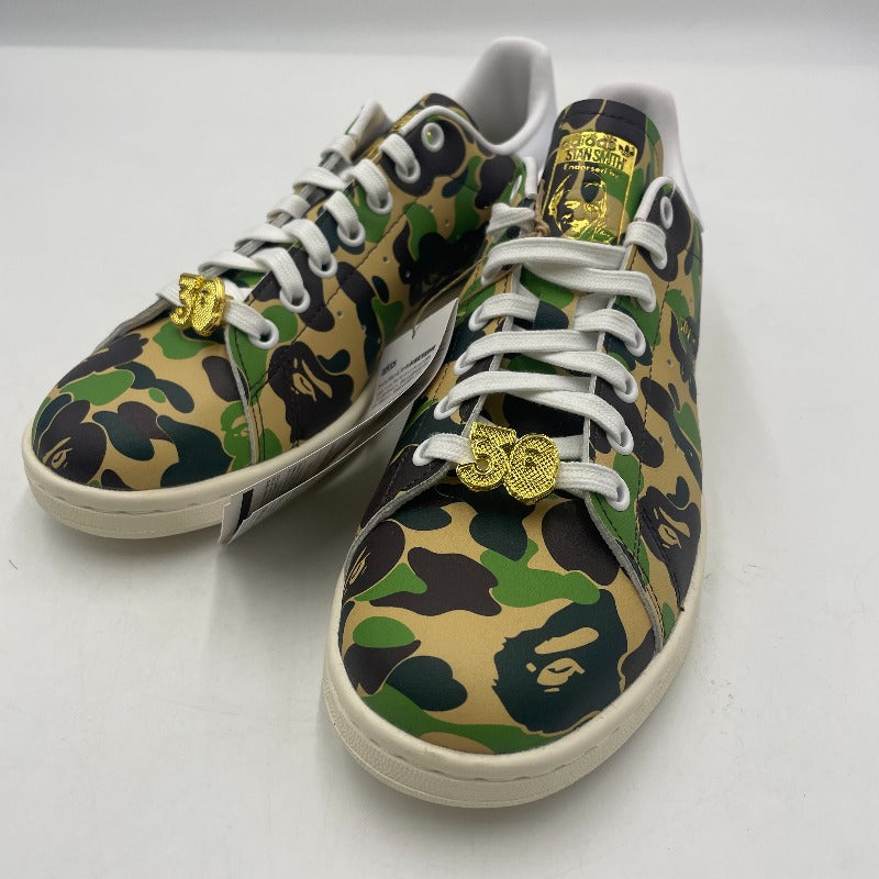 【中古美品】【メンズ】 ABATHING APE × adidas アベイシングエイプ × アディダス オリジナルス STANSMITH BAPE スタンスミス "ABCカモ" IG8949 スニーカー 靴 161-250927-nm-08-tei サイズ：25.5ｃｍ カラー：カモ柄 万代Net店