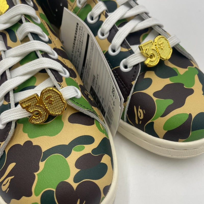 【中古美品】【メンズ】 ABATHING APE × adidas アベイシングエイプ × アディダス オリジナルス STANSMITH BAPE スタンスミス "ABCカモ" IG8949 スニーカー 靴 161-250927-nm-08-tei サイズ：25.5ｃｍ カラー：カモ柄 万代Net店