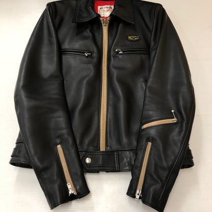 【中古品】【メンズ】 Lewis Leathers ルイスレザー DOMINATOR LEATHER SINGLE RIDER JACKET ドミネーター レザー シングルライダース ジャケット アウター 本革 145-250902-ts-24-fuz サイズ：36 カラー：ブラック 万代Net店
