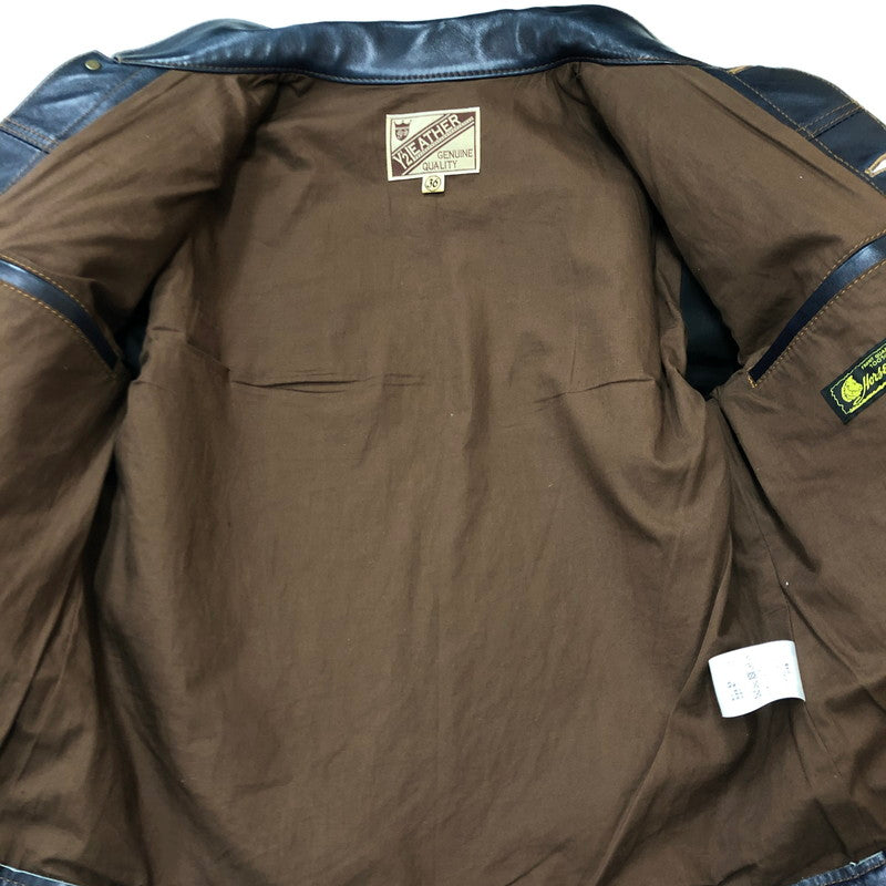 【中古品】【メンズ】 Y-2 LEATHER ワイツーレザー INDIGO HORSE 2ND TYPE JEAN JACKET IB-141 インディゴ ホース セカンド タイプ ジーンズ ジャケット アウター 145-250902-ts-26-fuz サイズ：36 カラー：ネイビー 万代Net店