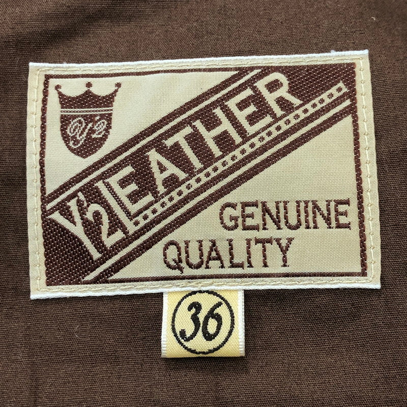 【中古品】【メンズ】 Y-2 LEATHER ワイツーレザー INDIGO HORSE 2ND TYPE JEAN JACKET IB-141 インディゴ ホース セカンド タイプ ジーンズ ジャケット アウター 145-250902-ts-26-fuz サイズ：36 カラー：ネイビー 万代Net店