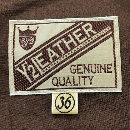 【中古品】【メンズ】 Y-2 LEATHER ワイツーレザー INDIGO HORSE 2ND TYPE JEAN JACKET IB-141 インディゴ ホース セカンド タイプ ジーンズ ジャケット アウター 145-250902-ts-26-fuz サイズ：36 カラー：ネイビー 万代Net店