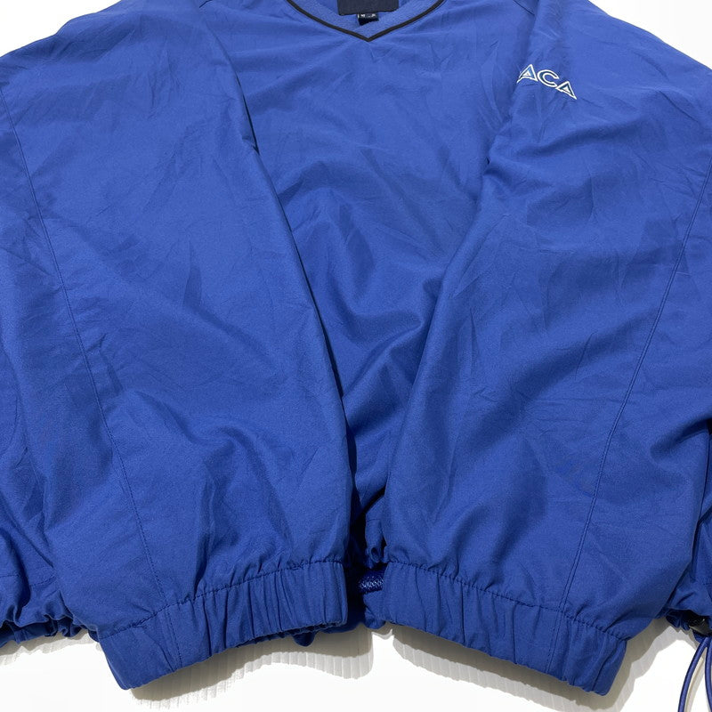 【中古品】【メンズ】 LAND'S END ランズ エンド 00's WORKWEAR NYLON PULLOVER 2000年 ワークウェア ナイロン プルオーバー 長袖 トップス 145-260805-sa-10-tei サイズ：XL カラー：ブルー 万代Net店
