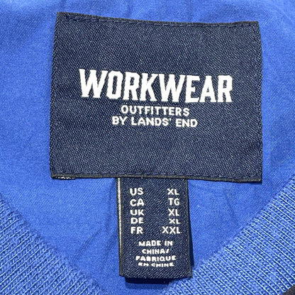 【中古品】【メンズ】 LAND'S END ランズ エンド 00's WORKWEAR NYLON PULLOVER 2000年 ワークウェア ナイロン プルオーバー 長袖 トップス 145-260805-sa-10-tei サイズ：XL カラー：ブルー 万代Net店