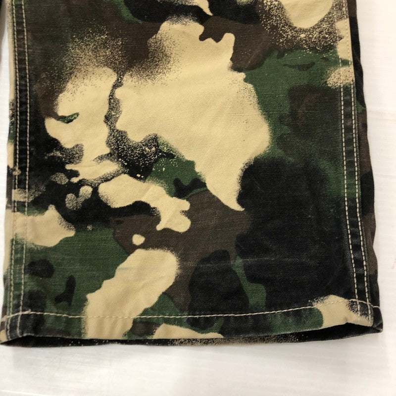 【中古品】【メンズ】 A BATHING APE アベイシングエイプ MAP CAMO RELAXED FIT WORK PANTS 001PTL301001M マップ カモ リラックスフィット ワークパンツ ボトムス 153-250903-yo-25-fuz サイズ：L カラー：カモ 万代Net店