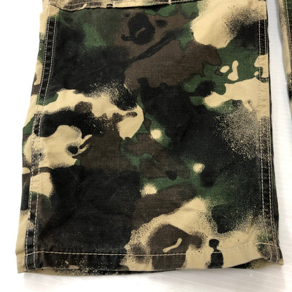 【中古品】【メンズ】 A BATHING APE アベイシングエイプ MAP CAMO RELAXED FIT WORK PANTS 001PTL301001M マップ カモ リラックスフィット ワークパンツ ボトムス 153-250903-yo-25-fuz サイズ：L カラー：カモ 万代Net店