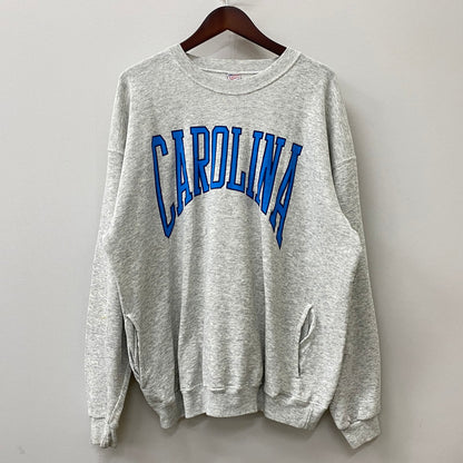 【中古品】【メンズ】 SOFFE ソフィー 90's HEAVY SWEAT CAROLINA 90年代 ヘヴィー スウェット カロライナ トップス トレーナー 145-250906-ts-05-fuz サイズ：XL カラー：グレー 万代Net店