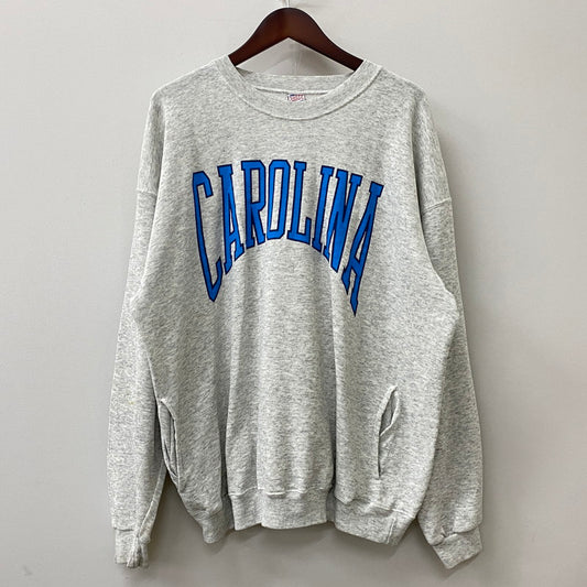 【中古品】【メンズ】 SOFFE ソフィー 90's HEAVY SWEAT CAROLINA 90年代 ヘヴィー スウェット カロライナ トップス トレーナー 145-250906-ts-05-fuz サイズ：XL カラー：グレー 万代Net店