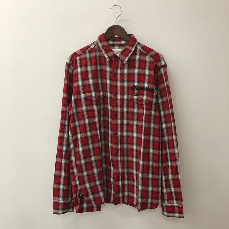 【中古品】【メンズ】 STUDIO D'ARTISAN ステュディオ・ダ・ルチザン EMBROIDERY L/S FLANNEL SHIRT 5441S エンブロイダリー ロングスリーブ フランネルシャツ 長袖 トップス 145-250908-KS-13-tei サイズ：XL カラー：マルチカラー 万代Net店