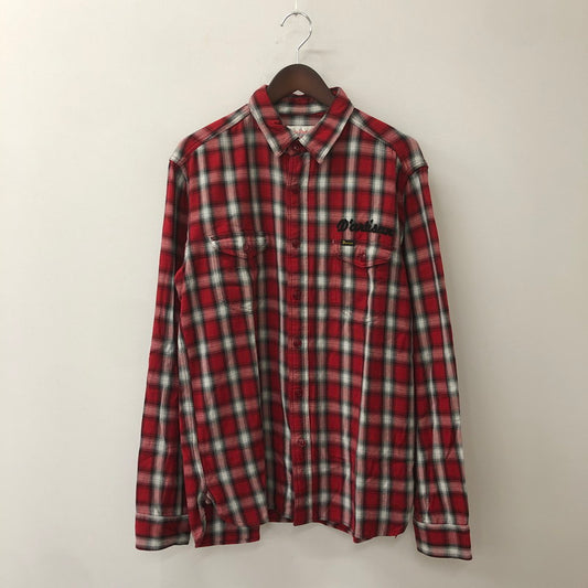 【中古品】【メンズ】 STUDIO D'ARTISAN ステュディオ・ダ・ルチザン EMBROIDERY L/S FLANNEL SHIRT 5441S エンブロイダリー ロングスリーブ フランネルシャツ 長袖 トップス 145-250908-KS-13-tei サイズ：XL カラー：マルチカラー 万代Net店