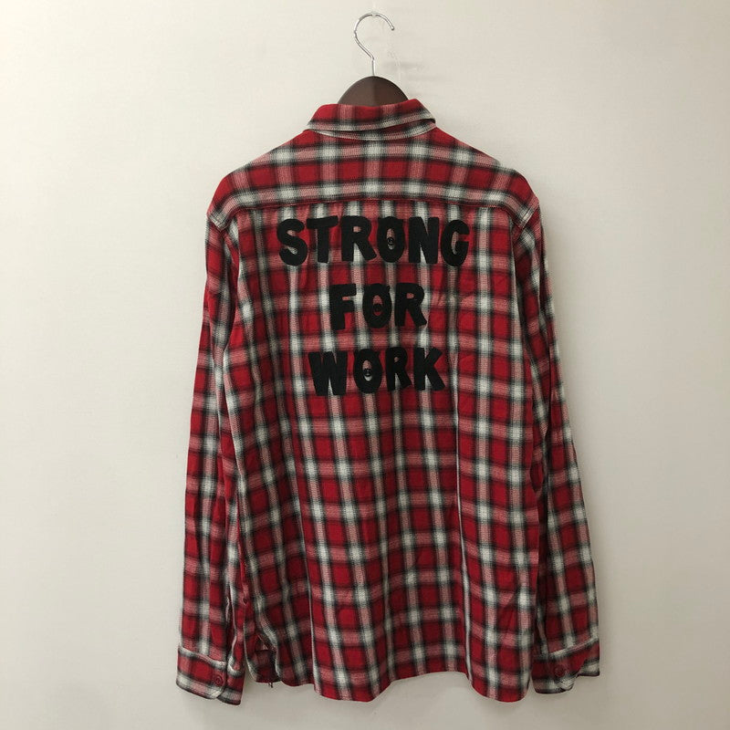 【中古品】【メンズ】 STUDIO D'ARTISAN ステュディオ・ダ・ルチザン EMBROIDERY L/S FLANNEL SHIRT 5441S エンブロイダリー ロングスリーブ フランネルシャツ 長袖 トップス 145-250908-KS-13-tei サイズ：XL カラー：マルチカラー 万代Net店
