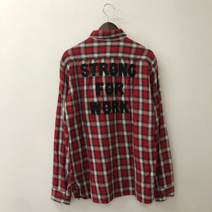 【中古品】【メンズ】 STUDIO D'ARTISAN ステュディオ・ダ・ルチザン EMBROIDERY L/S FLANNEL SHIRT 5441S エンブロイダリー ロングスリーブ フランネルシャツ 長袖 トップス 145-250908-KS-13-tei サイズ：XL カラー：マルチカラー 万代Net店