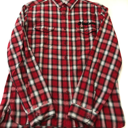 【中古品】【メンズ】 STUDIO D'ARTISAN ステュディオ・ダ・ルチザン EMBROIDERY L/S FLANNEL SHIRT 5441S エンブロイダリー ロングスリーブ フランネルシャツ 長袖 トップス 145-250908-KS-13-tei サイズ：XL カラー：マルチカラー 万代Net店