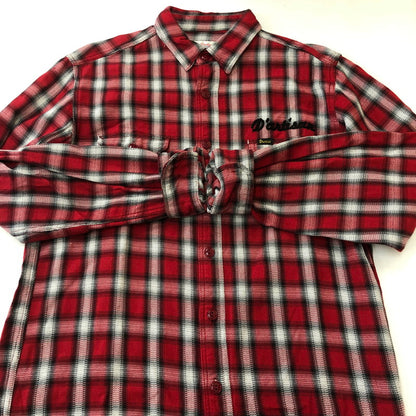 【中古品】【メンズ】 STUDIO D'ARTISAN ステュディオ・ダ・ルチザン EMBROIDERY L/S FLANNEL SHIRT 5441S エンブロイダリー ロングスリーブ フランネルシャツ 長袖 トップス 145-250908-KS-13-tei サイズ：XL カラー：マルチカラー 万代Net店