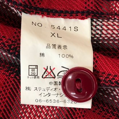【中古品】【メンズ】 STUDIO D'ARTISAN ステュディオ・ダ・ルチザン EMBROIDERY L/S FLANNEL SHIRT 5441S エンブロイダリー ロングスリーブ フランネルシャツ 長袖 トップス 145-250908-KS-13-tei サイズ：XL カラー：マルチカラー 万代Net店
