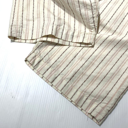 【中古品】【メンズ】 EVISU エヴィス STRIPE SHORT PANTS 2005 ストライプ ショートパンツ ボトムス ハーフパンツ 156-260703-yo-20-tei サイズ：36 カラー：ホワイト 万代Net店