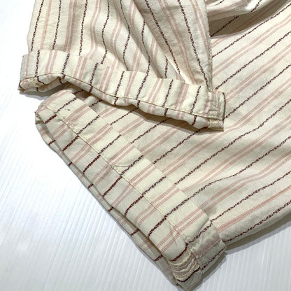【中古品】【メンズ】 EVISU エヴィス STRIPE SHORT PANTS 2005 ストライプ ショートパンツ ボトムス ハーフパンツ 156-260703-yo-20-tei サイズ：36 カラー：ホワイト 万代Net店