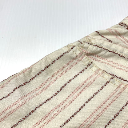 【中古品】【メンズ】 EVISU エヴィス STRIPE SHORT PANTS 2005 ストライプ ショートパンツ ボトムス ハーフパンツ 156-260703-yo-20-tei サイズ：36 カラー：ホワイト 万代Net店