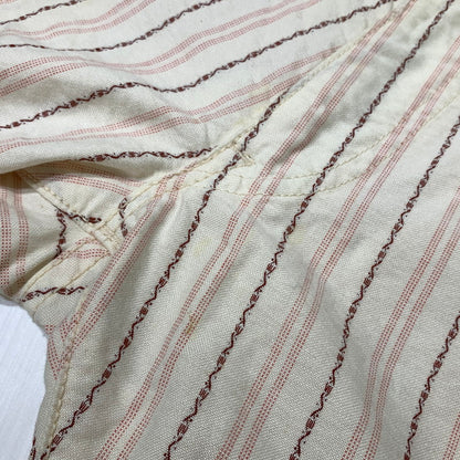 【中古品】【メンズ】 EVISU エヴィス STRIPE SHORT PANTS 2005 ストライプ ショートパンツ ボトムス ハーフパンツ 156-260703-yo-20-tei サイズ：36 カラー：ホワイト 万代Net店