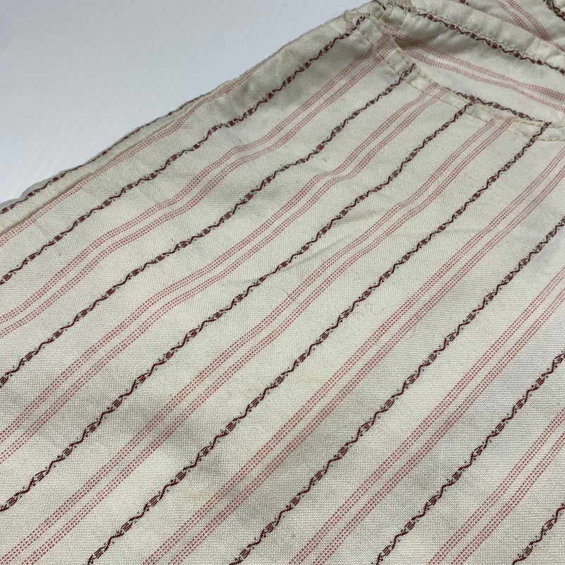 【中古品】【メンズ】 EVISU エヴィス STRIPE SHORT PANTS 2005 ストライプ ショートパンツ ボトムス ハーフパンツ 156-260703-yo-20-tei サイズ：36 カラー：ホワイト 万代Net店