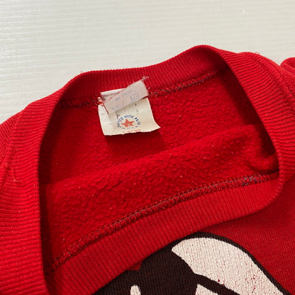 【中古品】【メンズ】 ARTEX アルテックス 80's INDIANA SNOOPY SWEAT VINTAGE 80年代 インディアナ スヌーピー スウェット トップス トレーナー ヴィンテージ 145-250906-ts-06-tei サイズ：L カラー：レッド 万代Net店
