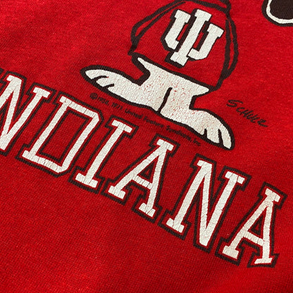 【中古品】【メンズ】 ARTEX アルテックス 80's INDIANA SNOOPY SWEAT VINTAGE 80年代 インディアナ スヌーピー スウェット トップス トレーナー ヴィンテージ 145-250906-ts-06-tei サイズ：L カラー：レッド 万代Net店