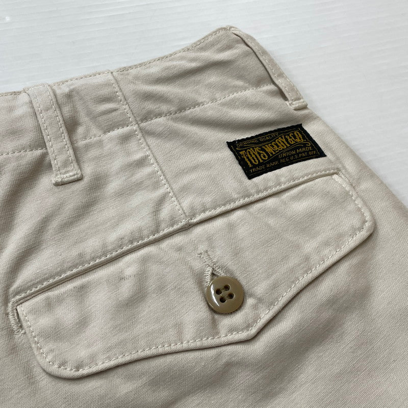 【中古品】【メンズ】 TOY`S MCCOY トイズ マッコイ SHORT PANTS ショート パンツ ボトムス 短パン 156-260720-sa-20-tei サイズ：36 カラー：ホワイト 万代Net店