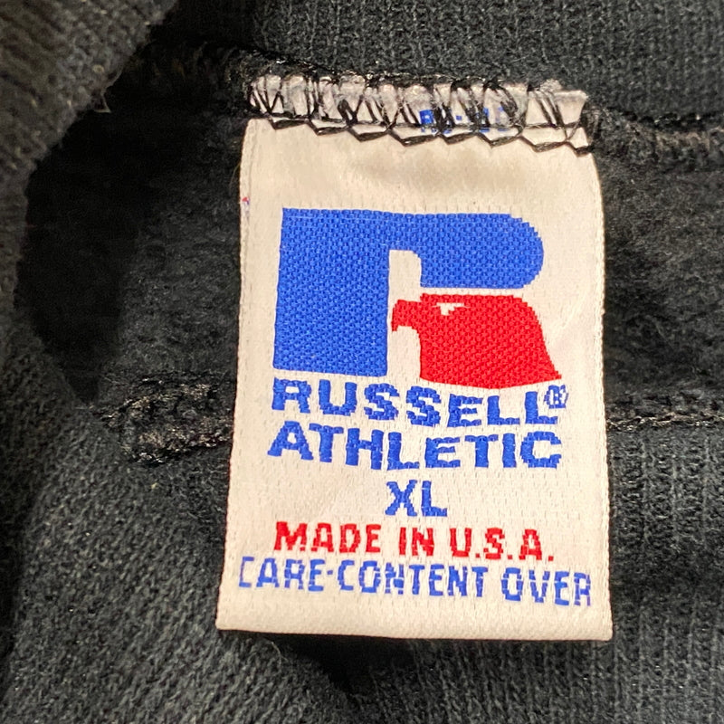 【現状渡し品】【メンズ】 RUSSELL ラッセル TURTLE NECK タートル ネック スエット 長袖 トップス トレーナー 145-260829-sa-02-tei サイズ：XL カラー：ブラック 万代Net店