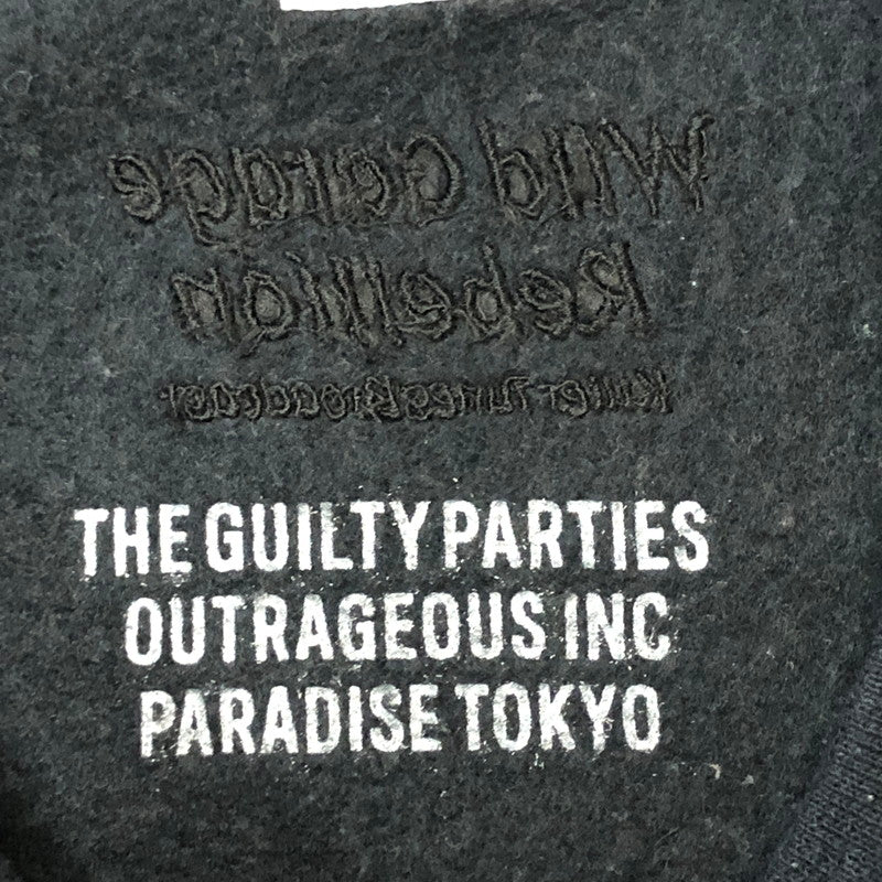 【中古品】【メンズ】 WACKO MARIA ワコマリア CREW NECK SWEAT SHIRT (TYPE-3) 23FW-WMC-SS11 クルーネック スウェット シャツ TYPE 3 長袖 トップス トレーナー 140-250903-yo-01-fuz サイズ：2XL カラー：ブラック 万代Net店