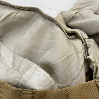 【中古品】【メンズ】 SAINT LAURENT PARIS サンローランパリ 80's 2TUCK SLACKS PANTS VINTAGE 80年代 2タック スラックス パンツ ボトムス ヴィンテージ 152-250903-yo-18-tei サイズ：表記無し カラー：ベージュ 万代Net店