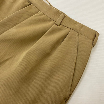 【中古品】【メンズ】 SAINT LAURENT PARIS サンローランパリ 80's 2TUCK SLACKS PANTS VINTAGE 80年代 2タック スラックス パンツ ボトムス ヴィンテージ 152-250903-yo-18-tei サイズ：表記無し カラー：ベージュ 万代Net店