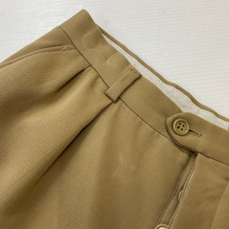 【中古品】【メンズ】 SAINT LAURENT PARIS サンローランパリ 80's 2TUCK SLACKS PANTS VINTAGE 80年代 2タック スラックス パンツ ボトムス ヴィンテージ 152-250903-yo-18-tei サイズ：表記無し カラー：ベージュ 万代Net店