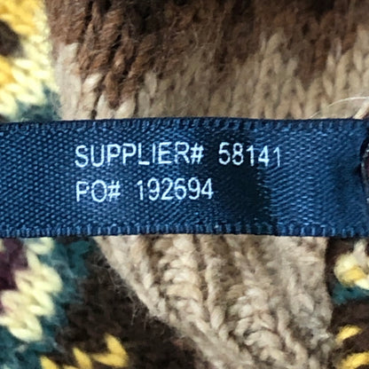 【中古品】【メンズ】 POLO RALPH LAUREN ポロ・ラルフローレン 90’s CASHMERE KNIT VEST 90年代 カシミヤ混 ニットベスト トップス 145-250905-ts-26-tei サイズ：XL カラー：マルチ 万代Net店
