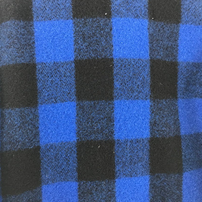 【中古品】【メンズ】 MASSES マシス × PORKCHOP GARAGE SUPPLY ポークチョップガレージサプライ 別注 コラボ 24AW WOOL JACKET P ウールジャケット バッファローチェックジャケット アウター 145-250905-ts-17-fuz サイズ：XL カラー：ブルー 万代Net店