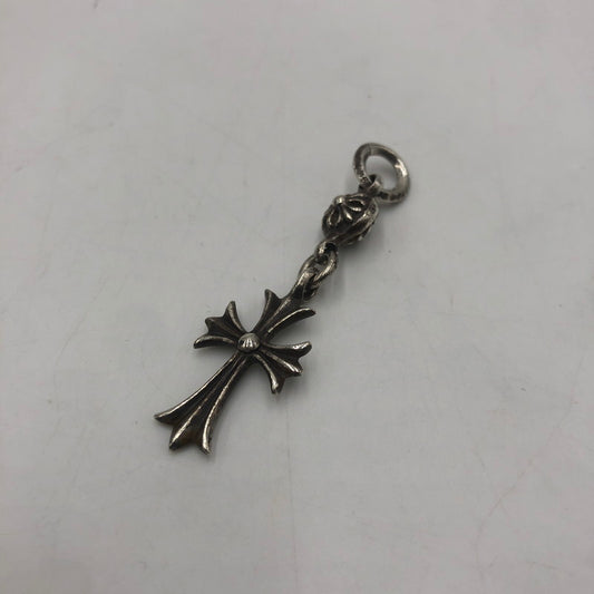 【中古品】【メンズ/レディース】 CHROME HEARTS クロムハーツ 1B TNY CH CRS 1ボール タイニー CH クロス チャーム アクセサリー ペンダントトップ 190-250904-KS-11-tei カラー：シルバー 万代Net店