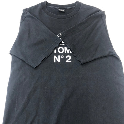 【中古品】【メンズ】 STUSSY ステューシー × CUSTOMADE カスタメイド 別注 コラボ 00’s NO2 LOGO S/S TEE 2000年代 N2ロゴ ショートスリーブ Tシャツ トップス 半袖 ストリート 142-250914-ts-02-tei サイズ：サイズ不明 カラー：ブラック 万代Net店