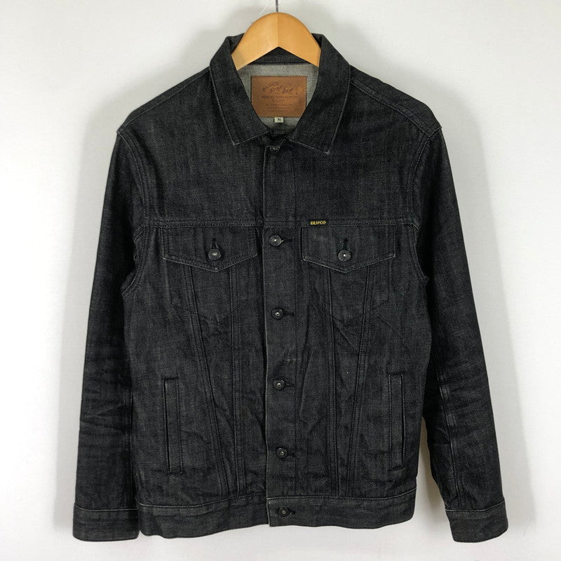 【中古品】【メンズ】 BLUCO ブルコ DENIM TRUCKER JACKET OL-066 デニム トラッカー ジャケット アウター Gジャン 145-251113-ts-20-tei サイズ：M カラー：ブラック 万代Net店