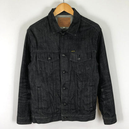 【中古品】【メンズ】 BLUCO ブルコ DENIM TRUCKER JACKET OL-066 デニム トラッカー ジャケット アウター Gジャン 145-251113-ts-20-tei サイズ：M カラー：ブラック 万代Net店