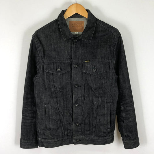 【中古品】【メンズ】 BLUCO ブルコ DENIM TRUCKER JACKET OL-066 デニム トラッカー ジャケット アウター Gジャン 145-251113-ts-20-tei サイズ：M カラー：ブラック 万代Net店