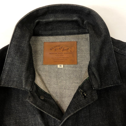 【中古品】【メンズ】 BLUCO ブルコ DENIM TRUCKER JACKET OL-066 デニム トラッカー ジャケット アウター Gジャン 145-251113-ts-20-tei サイズ：M カラー：ブラック 万代Net店