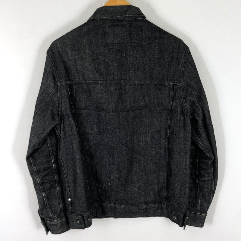 【中古品】【メンズ】 BLUCO ブルコ DENIM TRUCKER JACKET OL-066 デニム トラッカー ジャケット アウター Gジャン 145-251113-ts-20-tei サイズ：M カラー：ブラック 万代Net店