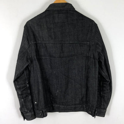 【中古品】【メンズ】 BLUCO ブルコ DENIM TRUCKER JACKET OL-066 デニム トラッカー ジャケット アウター Gジャン 145-251113-ts-20-tei サイズ：M カラー：ブラック 万代Net店