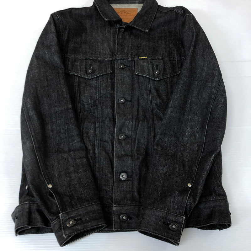 【中古品】【メンズ】 BLUCO ブルコ DENIM TRUCKER JACKET OL-066 デニム トラッカー ジャケット アウター Gジャン 145-251113-ts-20-tei サイズ：M カラー：ブラック 万代Net店